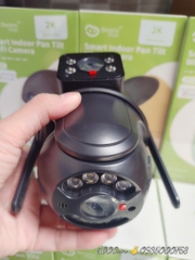 YOOSEE Q12D Đen *mẫu mới* - Đế rời | Tùy chỉnh mắt cố định được | Wifi + LAN 2.4Ghz | Nút reset | Nguồn 12V2A