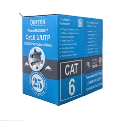 Thùng 305m Cáp mạng DINTEK UTP CAT6 (1101-04032)