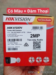 (3) Analog Camera Hikvision THÂN 2MP, mã 16D0T - 4 chuẩn kết nối TVI/AHD/CVI/CVBS có nút chuyển