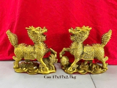 Tượng Kỳ Lân Cầu – Con Bằng Đồng | Linh Vật Phong Thủy Trấn Trạch Chiêu Tài