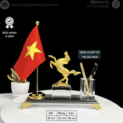 Quà Tặng Phong Thủy Để Bàn – Ống Đựng Bút Mã Đáo Thành Công | Món Quà Ý Nghĩa Cho Công Việc & Sự Nghiệp