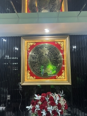 Tranh Mặt Trống Đồng Bản Đồ Việt Nam