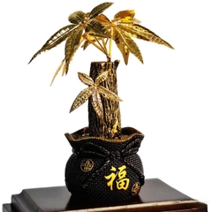 Cây Kim Ngân Mạ Vàng 24K