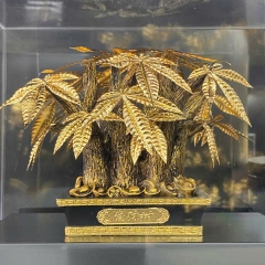 Cây Kim Ngân Tài Lộc mạ vàng 24k