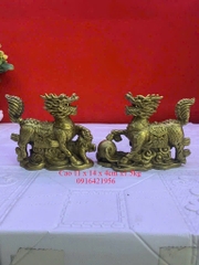 Tượng Kỳ Lân Cầu – Con Bằng Đồng | Linh Vật Phong Thủy Trấn Trạch Chiêu Tài