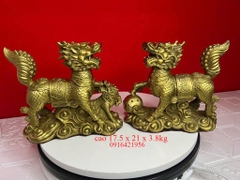 Tượng Kỳ Lân Cầu – Con Bằng Đồng | Linh Vật Phong Thủy Trấn Trạch Chiêu Tài