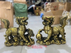 Tượng Kỳ Lân Cầu – Con Bằng Đồng | Linh Vật Phong Thủy Trấn Trạch Chiêu Tài