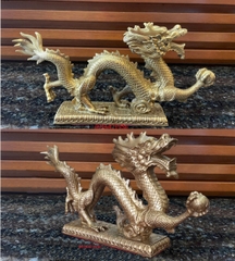 Tượng Rồng Cầm Ngọc Bằng Đồng Phong Thủy – Linh Vật Chiêu Tài, Tăng Uy Quyền