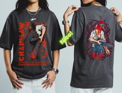 🔥🔥CHAINSAW MAN_Áo thun Oversize _ Unisex _ Phiên bản giới hạn🔥