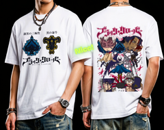 BLACK CLOVER🔥 _Áo thun Unisex Form dáng Regular Fit (Ôm nhẹ) _ Phiên bản giới hạn!