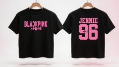 BLACKPINK- Áo thun nữ tay ngắn cotton chuẩn Hàn Quốc
