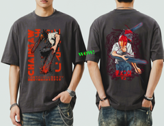 🔥🔥CHAINSAW MAN_Áo thun Oversize _ Unisex _ Phiên bản giới hạn🔥