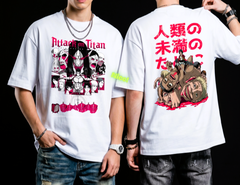 🔥⚡Áo thun ATTACK ON TITAN siêu mềm mịn, kiểu dáng Oversize _ Unisex _ Phiên bản giới hạn