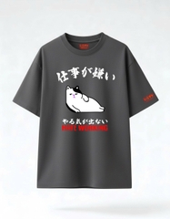 ÁO OVERSIZE_ UNISEX HATE WORKING