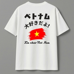 Áo thun nam Basic Xin chào Việt Nam