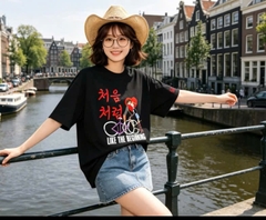 LIKE THE BEGINNING - Áo Oversize_Unisex chuẩn phong cách Hàn Quốc