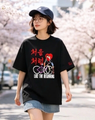 LIKE THE BEGINNING - Áo Oversize_Unisex chuẩn phong cách Hàn Quốc