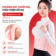 Đai chống gù lưng HUIFIT nẹp thẳng lưng, hỗ trợ chỉnh thẳng dáng, định hình lưng cho nam nữ