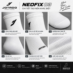 Tất Dệt Kim Thể Thao Jotado NEOFIT 03 Cao Cấp