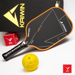 Vợt Pickleball Kaiwin Slight mặt vợt Carbon T1000 cao cấp, siêu nhám, siêu cứng đạt tiêu chuẩn USPA