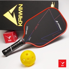 Vợt Pickleball Kaiwin Slight mặt vợt Carbon T1000 cao cấp, siêu nhám, siêu cứng đạt tiêu chuẩn USPA