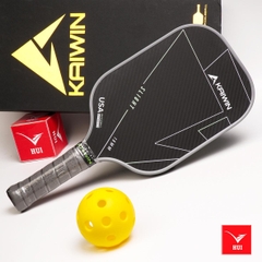 Vợt Pickleball Kaiwin Slight mặt vợt Carbon T1000 cao cấp, siêu nhám, siêu cứng đạt tiêu chuẩn USPA