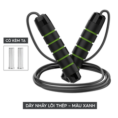 Dây nhảy thể dục lõi thép có tạ sắt dài 2.7m