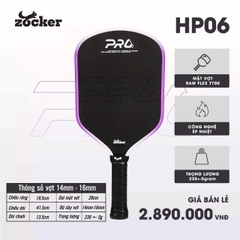 Vợt Pickleball Zocker HP06 Pro Series Power