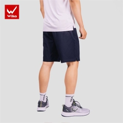 Quần short Wika - Chất liệu 100% polyester, dày dặn, có độ bền cao, thấm hút mồ tốt.