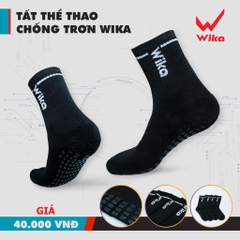 Tất chống trơn dệt kim cao su đủ màu Wika Sport