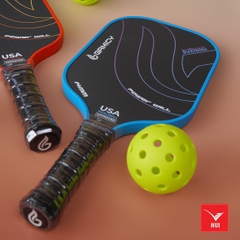 Vợt Pickleball Gamicy Burning viền dày 14mm Carbon T300