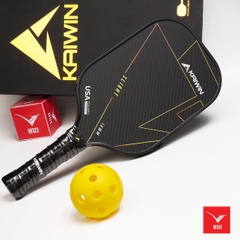 Vợt Pickleball Kaiwin Slight mặt vợt Carbon T1000 cao cấp, siêu nhám, siêu cứng đạt tiêu chuẩn USPA