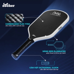 Vợt Pickleball Zocker HP06 Pro Series Power