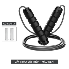 Dây nhảy thể dục lõi thép có tạ sắt dài 2.7m