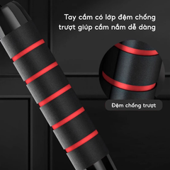 Dây nhảy thể dục lõi thép có tạ sắt dài 2.7m