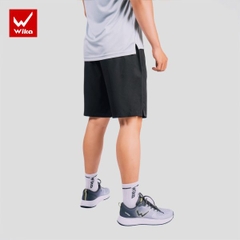 Quần short Wika - Chất liệu 100% polyester, dày dặn, có độ bền cao, thấm hút mồ tốt.