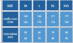 Quần short Wika - Chất liệu 100% polyester, dày dặn, có độ bền cao, thấm hút mồ tốt.