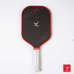 VỢT PICKLEBALL WIKA TITAN MẶT VỢT TITANIUM VÀNG Siêu nhám, dày viền 16 mm
