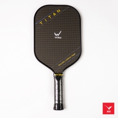 VỢT PICKLEBALL WIKA TITAN MẶT VỢT TITANIUM VÀNG Siêu nhám, dày viền 16 mm