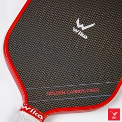 VỢT PICKLEBALL WIKA TITAN MẶT VỢT TITANIUM VÀNG Siêu nhám, dày viền 16 mm