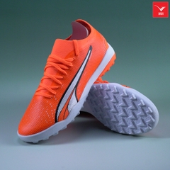 Giày đá bóng PUMA Ultra Match TT Supercharge - Ultra Orange/PUMA White/Blue Glimmer 107220-01