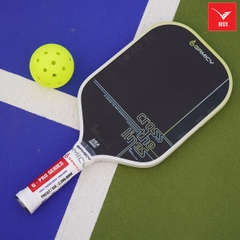 Vợt Pickleball Gamicy Cross 3 lớp carbon Fiber T1000 cao cấp, siêu cứng và nhám công nghệ lõi trợ lực x2 Dual FEC G-Pro Series 16mm
