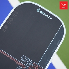 Vợt Pickleball Gamicy Cross 3 lớp carbon Fiber T1000 cao cấp, siêu cứng và nhám công nghệ lõi trợ lực x2 Dual FEC G-Pro Series 16mm