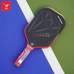 Vợt Pickleball Kaiwin Diamond 3 lớp carbon fiber T700 siêu cứng, nhám kết hợp công nghệ lõi Dualx2 FEC K-Pro Series 16mm
