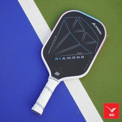 Vợt Pickleball Kaiwin Diamond 3 lớp carbon fiber T700 siêu cứng, nhám kết hợp công nghệ lõi Dualx2 FEC K-Pro Series 16mm