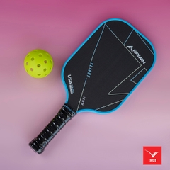 Vợt Pickleball Kaiwin Slight mặt vợt Carbon T700 độ dày viền 14 mm đạt tiêu chuẩn USPA