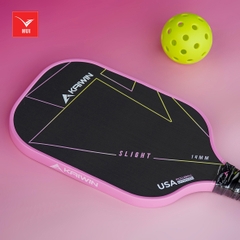 Vợt Pickleball Kaiwin Slight mặt vợt Carbon T700 độ dày viền 14 mm đạt tiêu chuẩn USPA