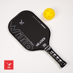 Vợt Pickleball Wika Header - Carbon T1000 cao cấp siêu nhám vân 3K - chiều dày viền 16mm