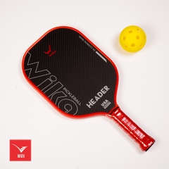 Vợt Pickleball Wika Header - Carbon T1000 cao cấp siêu nhám vân 3K - chiều dày viền 16mm