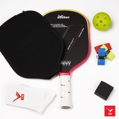 Vợt Pickleball Zocker Happy HP2 - Carbon T700 fiber siêu nhám lõi tổ ong đạt tiêu chuẩn USPA Hiệp hội Pickleball Hoa Kỳ